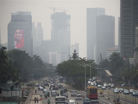 jakarta air pollution rank